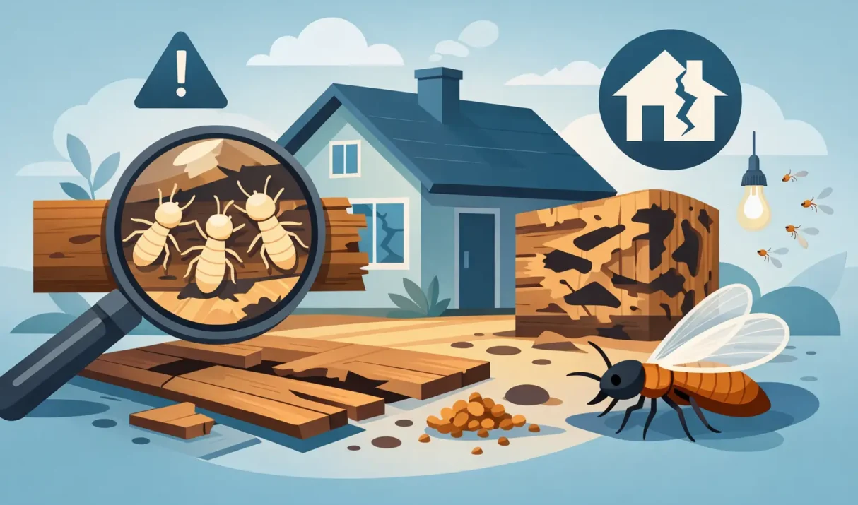 10 Warning Signs of Termite Activity at Home