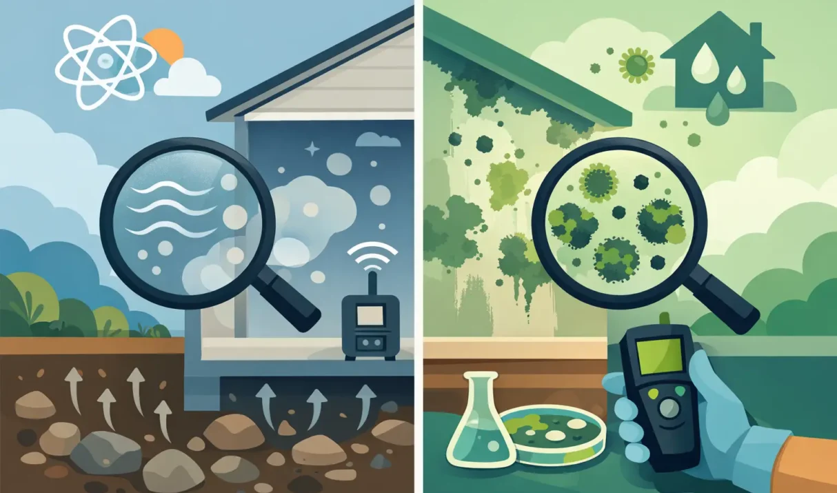 Radon Inspection vs Mold Inspection: What to Test