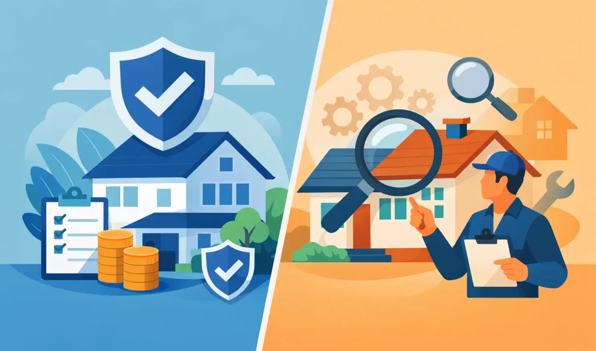 Home Warranty Versus Inspection for Home Buyers