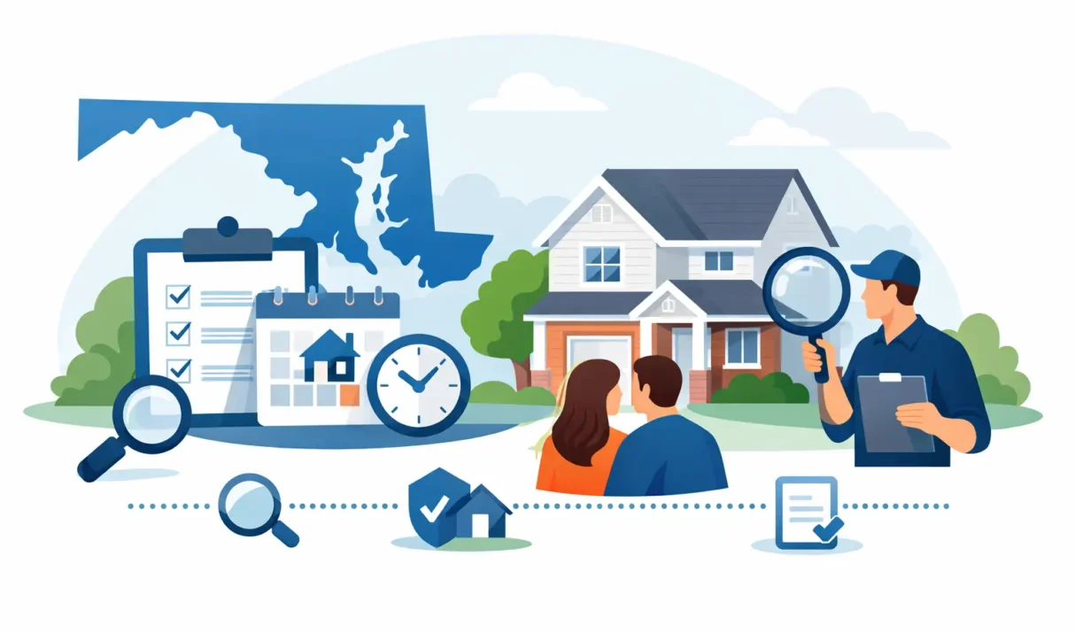 Maryland Home Inspection Timeline for Buyers