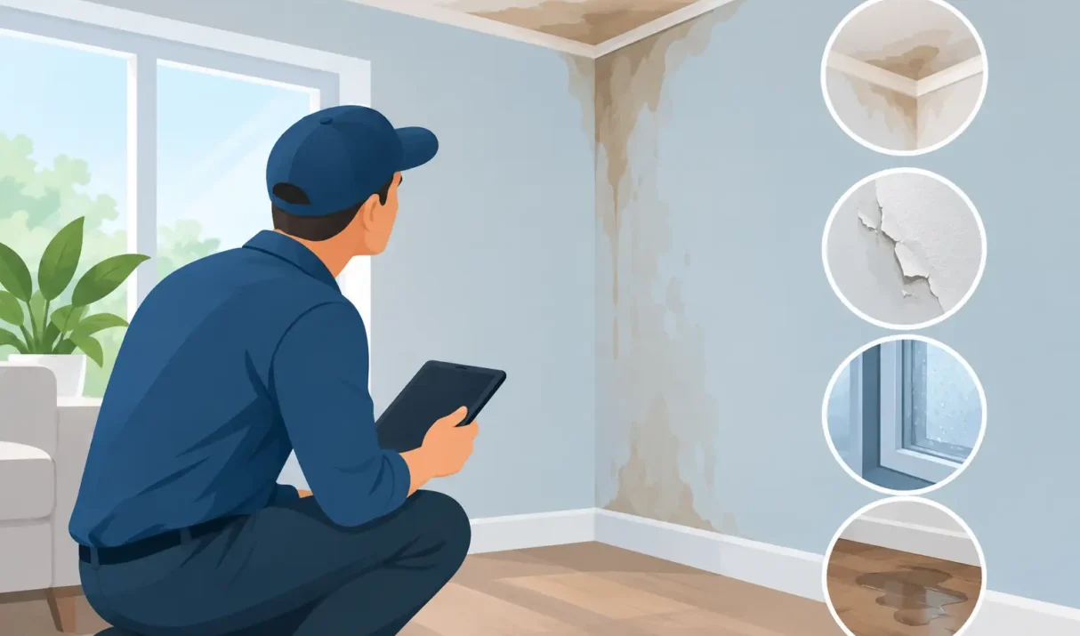Water Intrusion Inspection Signs to Watch For